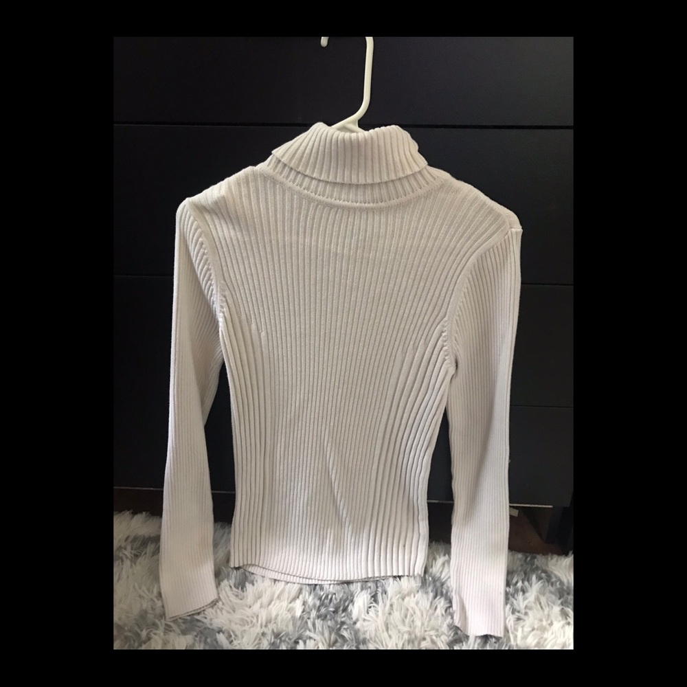 White turtleneck